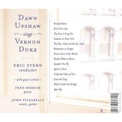 Dawn Upshaw Sings Vernon Duke Ścieżka dźwiękowa (Vernon Duke, Vernon Duke, Dawn Upshaw) - Tylna strona okladki plyty CD