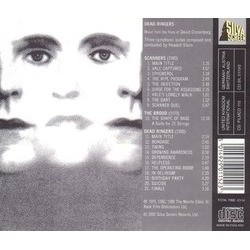 Dead Ringers - Music from the Films of David Cronenberg サウンドトラック (Howard Shore) - CD裏表紙