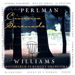 Cinema Serenade Soundtrack (Itzak Perlman, John Williams) - CD cover