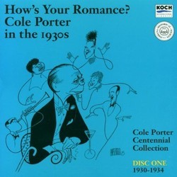 How's Your Romance? - Cole Porter in the 1930s, Vol.1 Soundtrack (Cole Porter, Cole Porter, Cole Porter) - CD cover