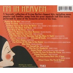 I'm In Heaven - The Best Music of Irving Berlin Ścieżka dźwiękowa (Various Artists, Irving Berlin) - Tylna strona okladki plyty CD