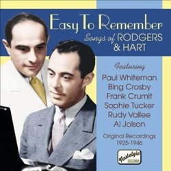 Easy to Remember: Songs of Rodgers and Hart Colonna sonora (Various Artists, Lorenz Hart, Richard Rodgers) - Copertina del CD