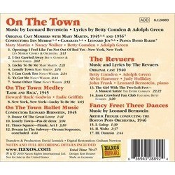 Bernstein: On The Town/ The Revuers/ Fancy Free サウンドトラック (Leonard Bernstein, Betty Comden, Adolph Green) - CD裏表紙