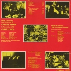 Die Schwarze Spinne Ścieżka dźwiękowa (Carlos Peron) - Tylna strona okladki plyty CD