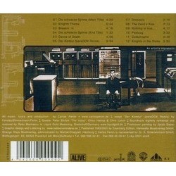 Die Schwarze Spinne サウンドトラック (Carlos Peron) - CD裏表紙