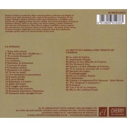 Fellini Masterpieces - Nino Rota Ścieżka dźwiękowa (Nino Rota) - Tylna strona okladki plyty CD