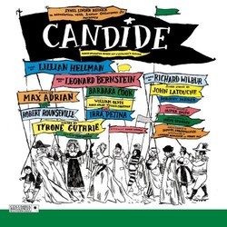 Candide Soundtrack (Leonard Bernstein, Lillian Hellman, John Latouche, Dorothy Parker, Stephen Sondheim, Richard Wilbur) - CD cover