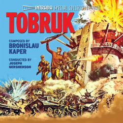 Tobruk サウンドトラック (Bronislau Kaper) - CDカバー