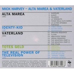 Alta Marea & Vaterland Ścieżka dźwiękowa (Alex Hacke, Mick Harvey) - Tylna strona okladki plyty CD