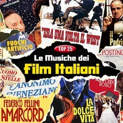 TOP 25 - Le musiche dei film Italiani Ścieżka dźwiękowa (Various Artists) - Okładka CD