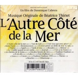 L'Autre Ct de la Mer Ścieżka dźwiękowa (Batrice Thiriet) - Tylna strona okladki plyty CD