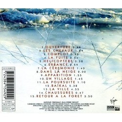 Chamane Ścieżka dźwiękowa (Jean-Pierre Drouet) - Tylna strona okladki plyty CD