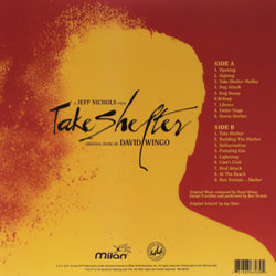 Take Shelter サウンドトラック (David Wingo) - CD裏表紙