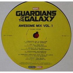 Guardians of the Galaxy Soundtrack (Various Artists, Tyler Bates) - CD Back cover