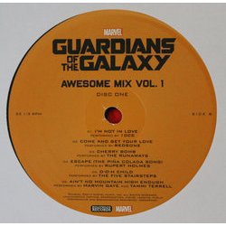 Guardians of the Galaxy Soundtrack (Various Artists, Tyler Bates) - cd-inlay