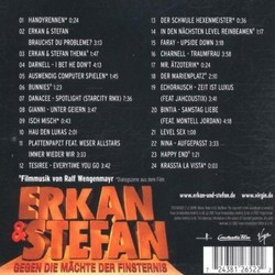 Erkan & Stefan Gegen die Mchte der Finsternis サウンドトラック (Various Artists, Ralf Wengenmayr) - CD裏表紙