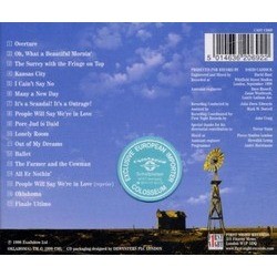 Oklahoma! サウンドトラック (Oscar Hammerstein II, Richard Rodgers) - CD裏表紙