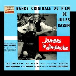 Jamais le Dimanche Soundtrack (Manos Hadjidakis) - CD cover