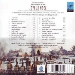 Joyeux Nol Soundtrack (Philippe Rombi) - CD Back cover