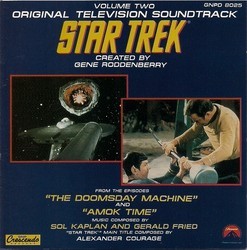 Star Trek: Volume Two Soundtrack (Alexander Courage, Gerald Fried, Sol Kaplan) - CD cover