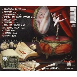 The Murder Collection Ścieżka dźwiękowa (Goblin ) - Tylna strona okladki plyty CD