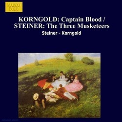 Captain Blood / The Three Musketeers / Scaramouche Trilha sonora (Erich Wolfgang Korngold, Max Steiner) - capa de CD