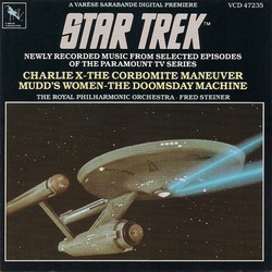 Star Trek Soundtrack (Alexander Courage, Sol Kaplan, Fred Steiner) - CD cover