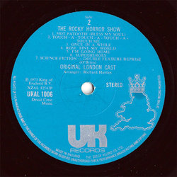 The Rocky Horror Show Ścieżka dźwiękowa (Various Artists, Richard O'Brien) - wkład CD