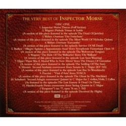 The Very Best of Inspector Morse サウンドトラック (Various Artists, Various Artists) - CD裏表紙