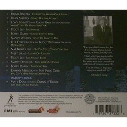 The Apprentice サウンドトラック (Various Artists) - CD裏表紙