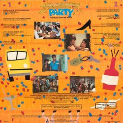 Bachelor Party サウンドトラック (Various Artists) - CD裏表紙