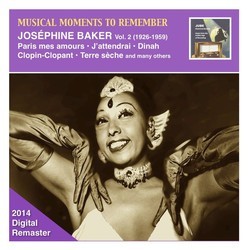 Musical Moments to Remember: Josphine Baker, Vol. 2 Soundtrack (Various Artists, Josphine Baker) - CD-Cover