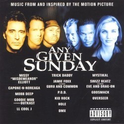 Any Given Sunday Ścieżka dźwiękowa (Various Artists) - Okładka CD