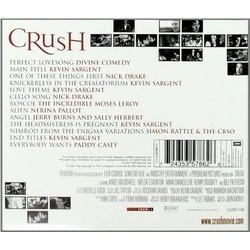 Crush Ścieżka dźwiękowa (Various Artists, Kevin Sargent) - Tylna strona okladki plyty CD