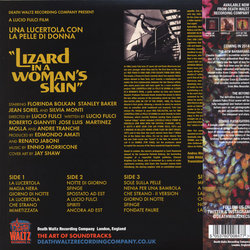 Lizard in a Woman's Skin Soundtrack (Ennio Morricone) - CD Trasero