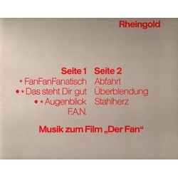 Der Fan Soundtrack ( Rheingold) - CD Back cover