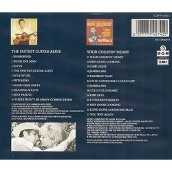 The Fastest Guitar Alive / Your Cheatin' Heart Soundtrack (Roy Orbison, Hank Williams Jr.) - CD Back cover