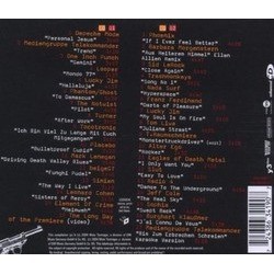 Die Fetten Jahre Sind Vorbei サウンドトラック (Various Artists) - CD裏表紙