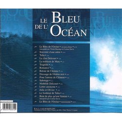 Le Bleu de l'Ocan サウンドトラック (Serge Perathoner, Jannick Top) - CD裏表紙