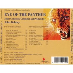 Eye of the Panther / Not Since Casanova サウンドトラック (John Debney) - CD裏表紙