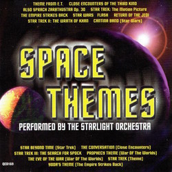 Space Themes Soundtrack (Jerry Goldsmith, James Horner, Richard Strauss, John Williams) - CD cover
