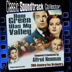 How Green Was My Valley サウンドトラック (Alfred Newman) - CDカバー