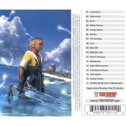 Final Fantasy X Soundtrack (Masashi Hamauzu, Junya Nakano, Nobuo Uematsu) - CD-Rckdeckel
