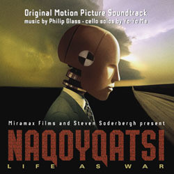 Naqoyqatsi Soundtrack (Philip Glass, Yo-Yo Ma) - CD cover