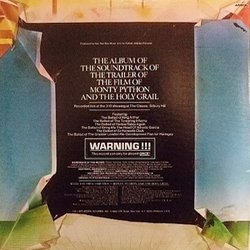 Monty Python and the Holy Grail Ścieżka dźwiękowa (Various Artists) - Tylna strona okladki plyty CD