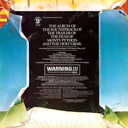 Monty Python and the Holy Grail 声带 (Various Artists) - CD后盖