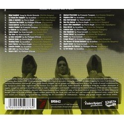 The B-Music of Jean Rollin Ścieżka dźwiękowa (Various Artists, Jean Rollin) - Tylna strona okladki plyty CD