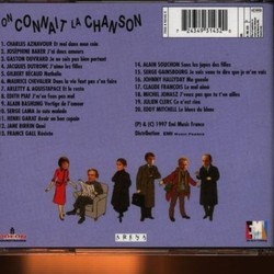 On Connat la Chanson サウンドトラック (Various Artists) - CD裏表紙