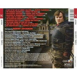 Gulliver's Travels Ścieżka dźwiękowa (Henry Jackman) - Tylna strona okladki plyty CD