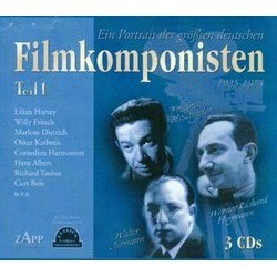 Ein Portrait der grten deutschen Filmkomponisten Teil 1 1925-1974 Ścieżka dźwiękowa (Various Artists, Friedrich Hollaender, Walter Jurmann, Werner Richard Heymann) - Okładka CD